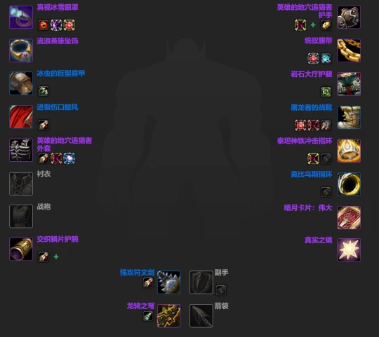 WLK懷舊服：團本開啟前各職業BIS裝備匯總