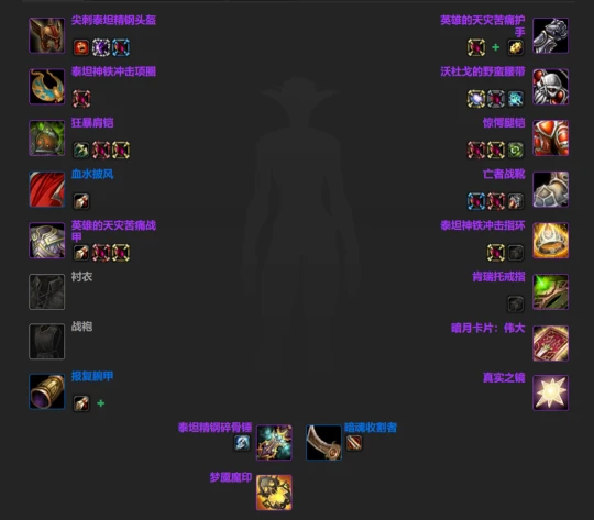 WLK懷舊服：團本開啟前各職業BIS裝備匯總