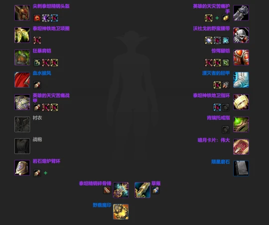 WLK懷舊服：團本開啟前各職業BIS裝備匯總