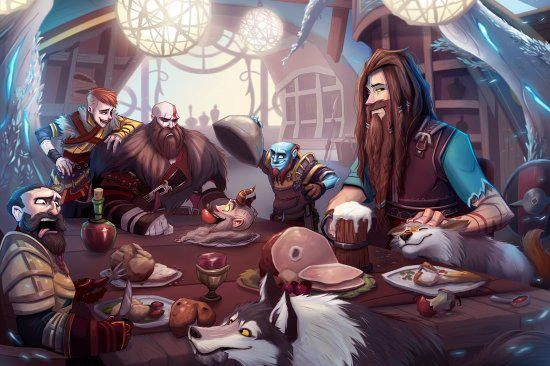 飯制搞怪風《諸神黃昏》全家福 但奎爺還是沒笑