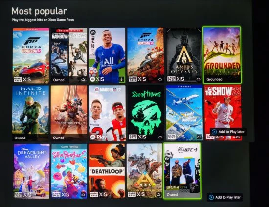 XGP受歡迎遊戲榜：《光環無限》、《死亡循環》上榜