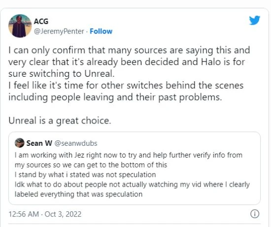 外媒再爆料 《光環：無限》「確定」轉為虛幻5引擎