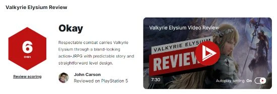 SE《北歐女神》IGN 6分:總體平淡無奇的及格作