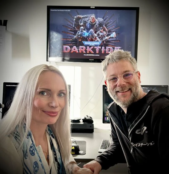 《戰神》總監參觀《戰錘40K暗潮》工作室:你玩不著