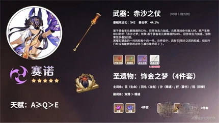 《原神》賽諾配裝攻略分享