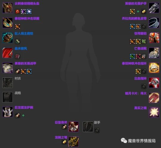 WLK懷舊服：近戰與遠程輸出團本前BIS裝備推薦