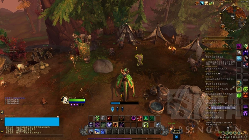 魔獸世界碧藍林海熊怪支線任務攻略