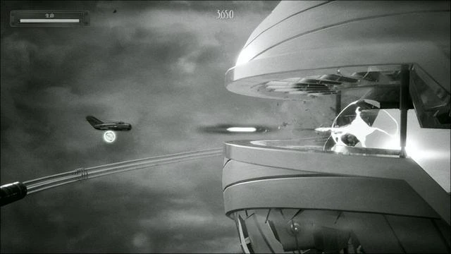 《勁爆51飛行隊》：黑白片氛圍的橫板飛行射擊遊戲