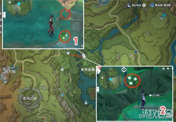 原神劫波蓮採集路線大全 76個分布點位分享