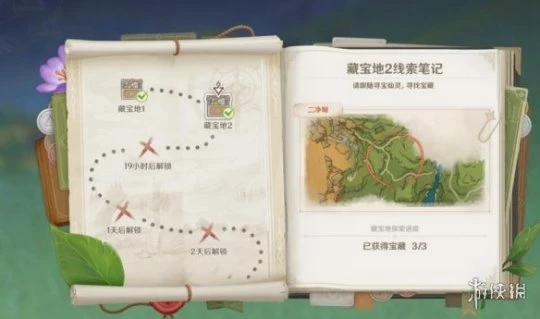 《原神》秘寶迷蹤第二天任務流程 秘寶迷蹤第二天寶藏有哪些？
