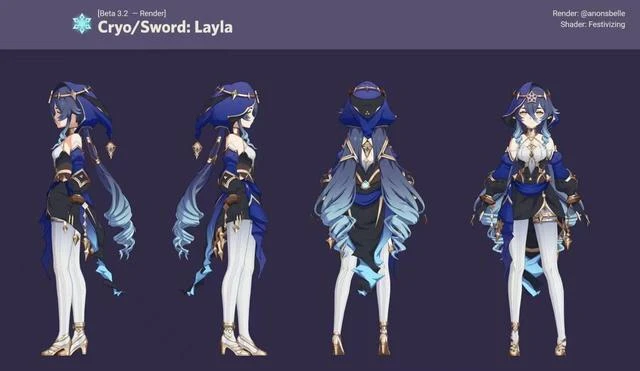 原神萊依拉技能展示