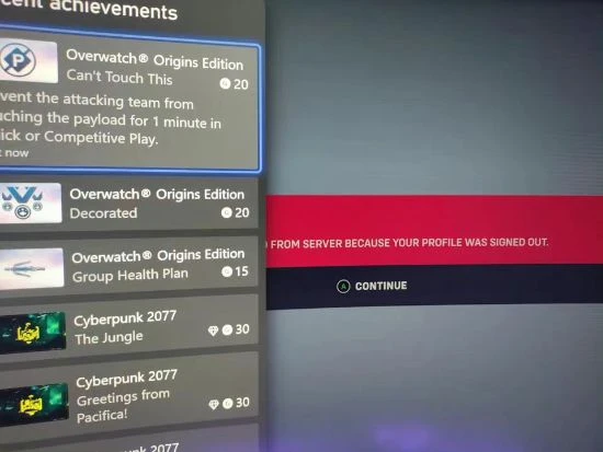 《守望先鋒》與Xbox通知衝突？玩家稱跳成就會掉線