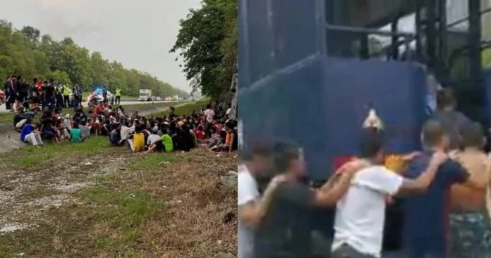 逾500名外勞逃出扣留營穿越大道 4成人2小孩被車撞斃