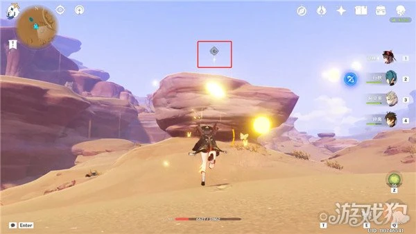 原神沙漠的兩個破罐子隱藏寶箱位置分享