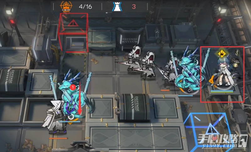 《明日方舟》11章淬火塵霾第一關1單核打法