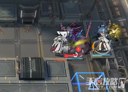 《明日方舟》11章淬火塵霾第一關1單核打法