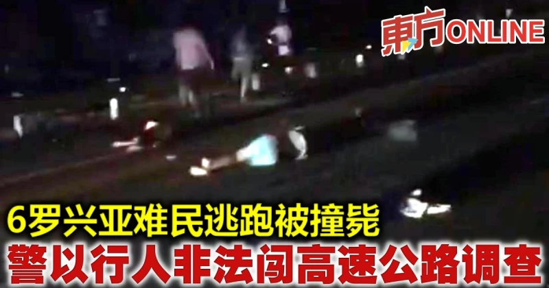 6羅興亞難民逃跑被撞斃　警以行人非法闖高速公路調查