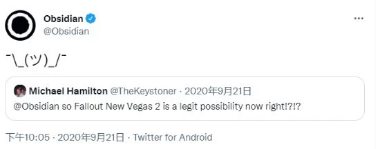 黑曜石CEO：想在退休前再開發一款《輻射》