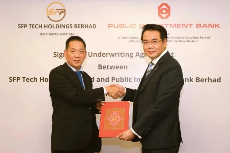 SFP Tech與大眾投資銀行 簽署首次IPO承銷協議