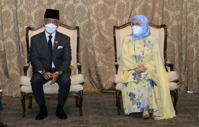 國家元首抵古晉　展開2天訪砂之行