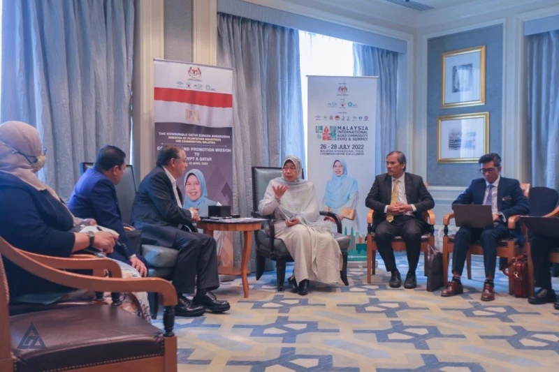 祖萊達訪卡達爾與埃及　「大馬準備增加棕油出口」