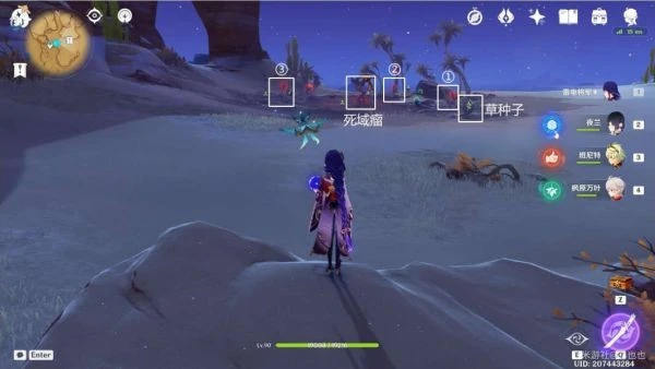 原神須彌沙漠五處死域位置