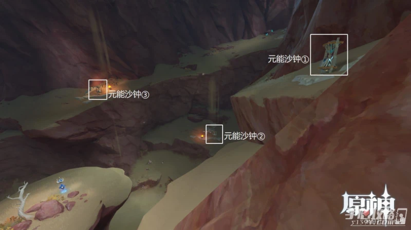 《原神》3.1沙漠元能沙鍾位置大全
