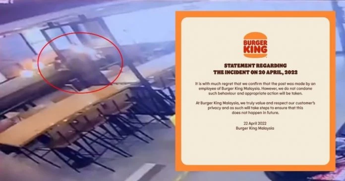 員工視頻揭顧客「齋戒月破戒」 大馬漢堡店承諾對付