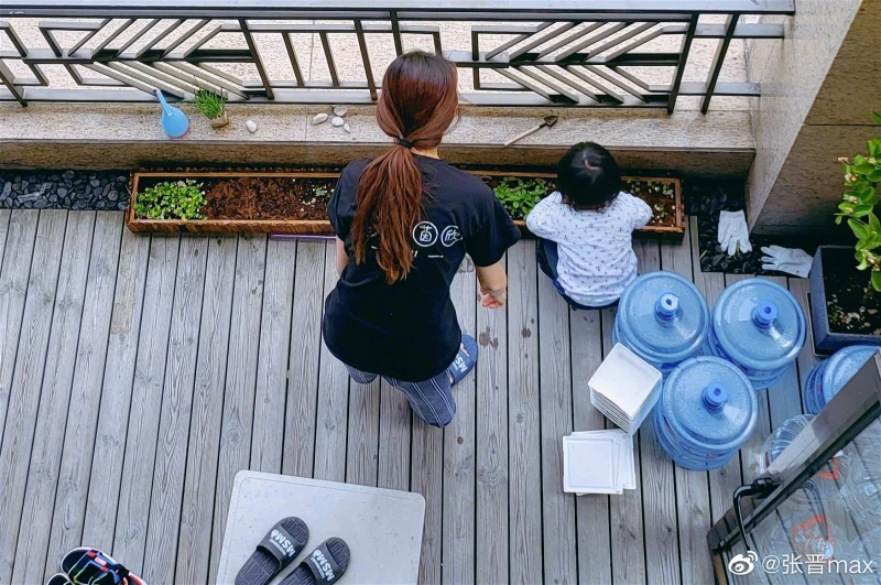 蔡少芬上海家中種菜　網調侃：港姐都要耕種謀生？