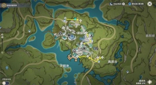 《原神》3.1帕蒂莎蘭最佳採集路線 3.1帕蒂莎快速採集路線