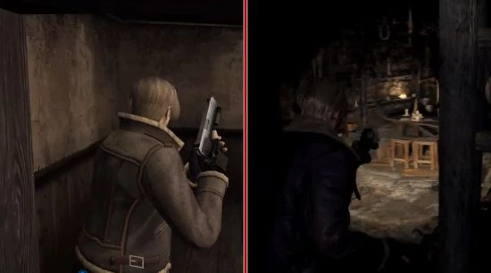 《生化危機4》重製版與原版對比：圖像革新視角優化