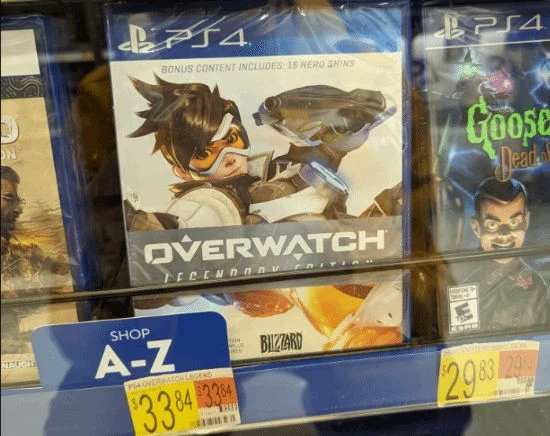 《OW》還有光碟在出售？實體店裡售價33.84美元