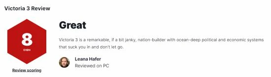 《維多利亞3》IGN 8分：政治經濟系統比海還深