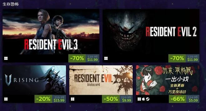 Steam尖叫遊戲節已開幕 恐怖遊戲特惠等