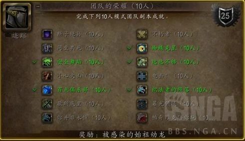 魔獸世界wlk10人NAXX成就龍攻略