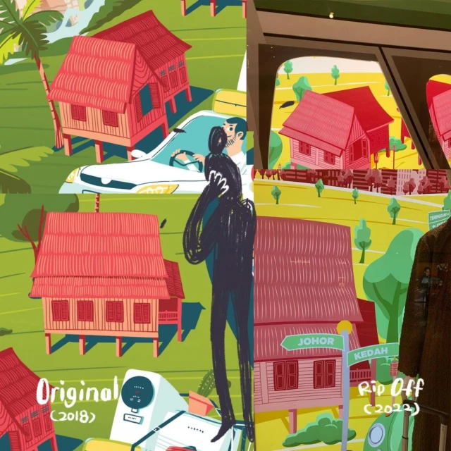 大馬插畫家驚見作品被抄襲  求大眾評理！