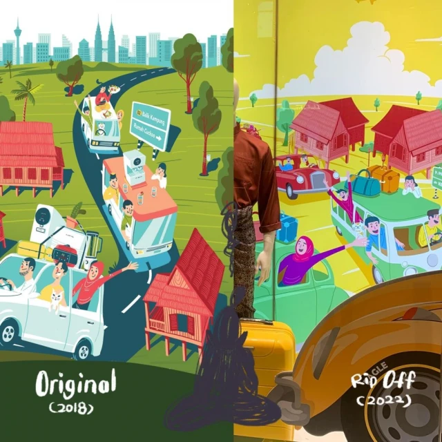 大馬插畫家驚見作品被抄襲  求大眾評理！