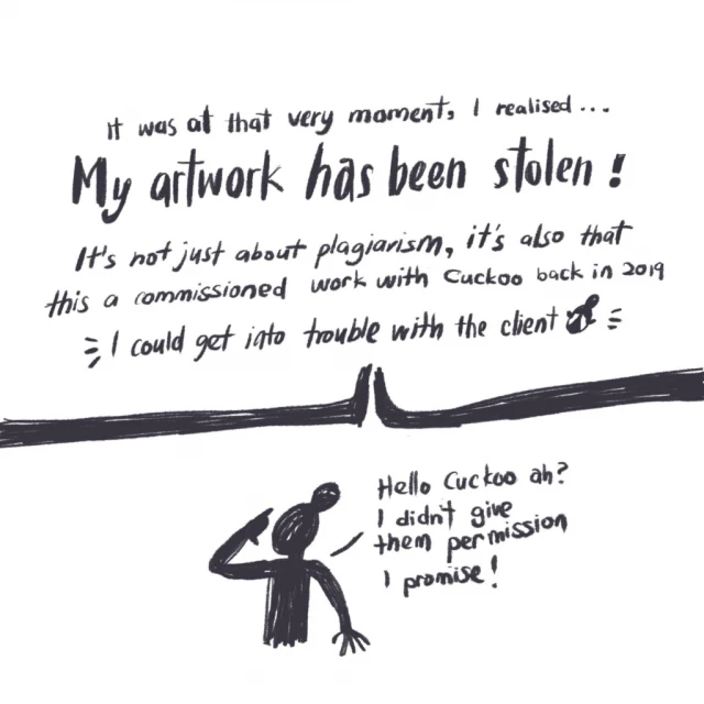 大馬插畫家驚見作品被抄襲  求大眾評理！