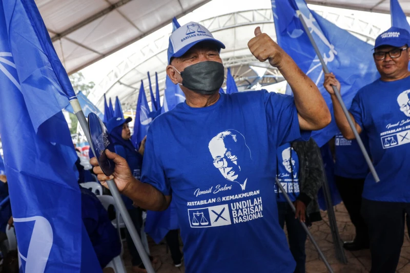 【大馬選舉】選前民調： 巫統支持率跌至史上新低