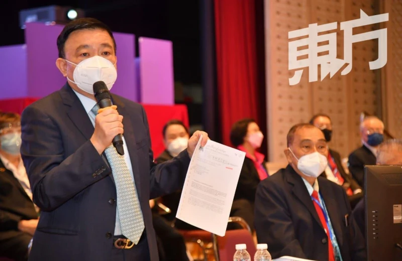 丁才榮脫口稱非團結隊理事「外人」　遭一眾雪隆海南會館會員喧譁反駁