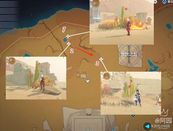 原神赤念果採集路線