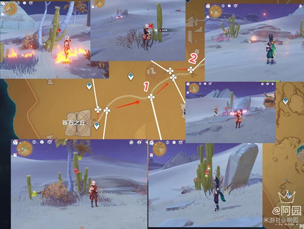 原神赤念果採集路線