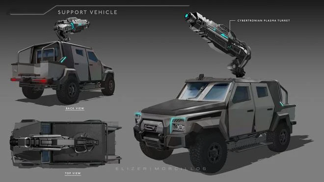 《變形金剛》新遊戲概念設定圖