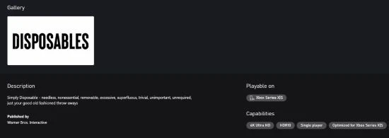 Xbox新遊戲泄露 WB Games發行、代號「MetCat」