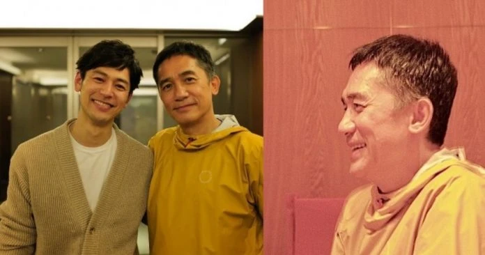 妻夫木聰化身「小粉絲」 與梁朝偉合照