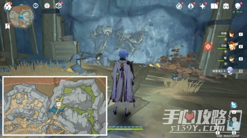 《原神》層岩巨淵化石牆壁位置分享