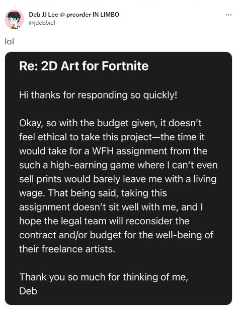 畫師指責Epic為《堡壘之夜》插圖支付的報酬過低