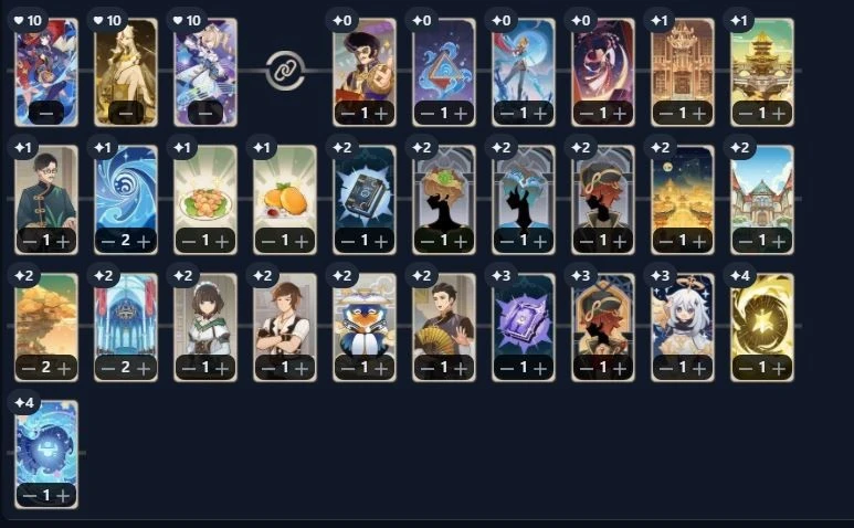 原神七聖召喚莫娜芭芭拉雙水控制卡組推薦