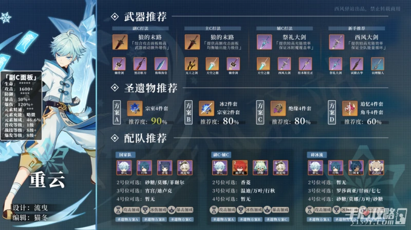 《原神》七聖召喚卡組大全