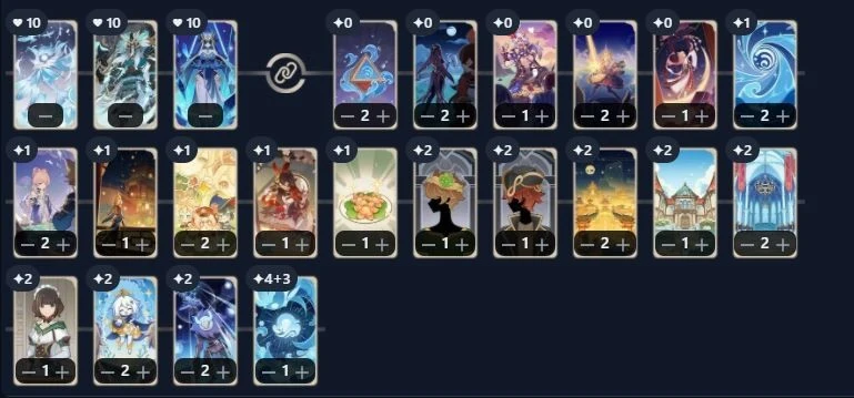 原神七聖召喚純水劍鬼侍女原魔卡組推薦